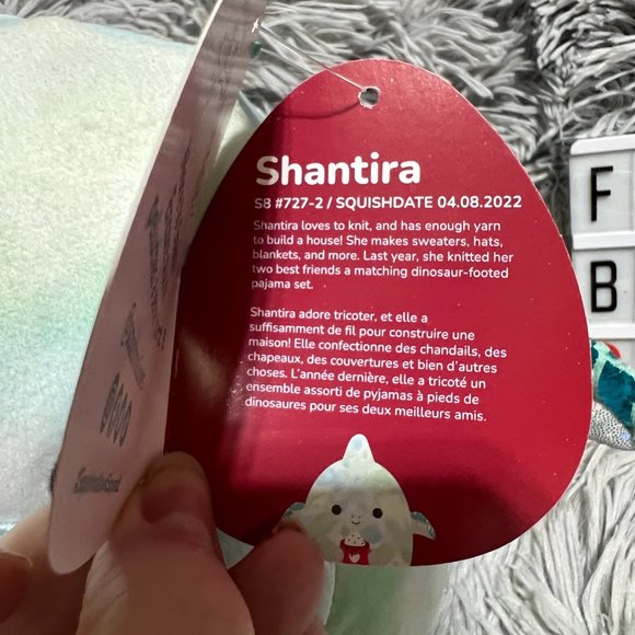 NWT Squishmallow Shantira Pterodactyl Plush - Picture 3 of 6